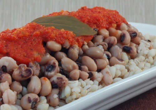 Creole black-eyed peas
