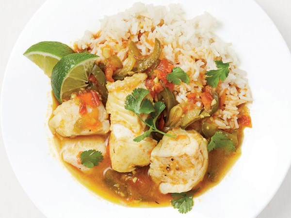 Creole fish curry