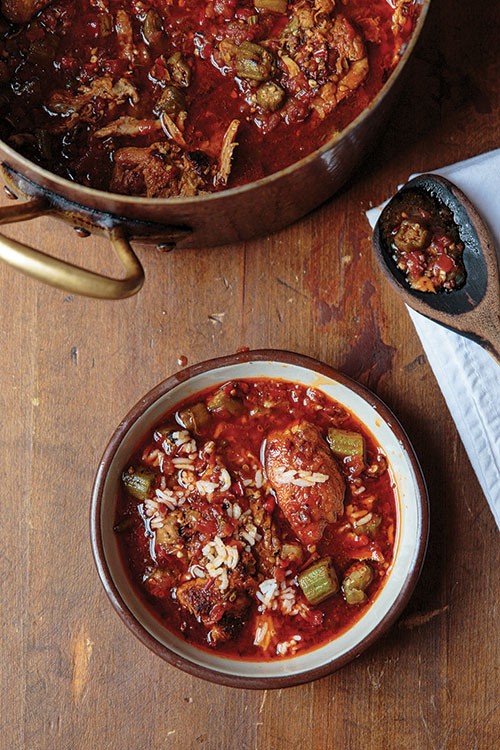 Creole okra gumbo
