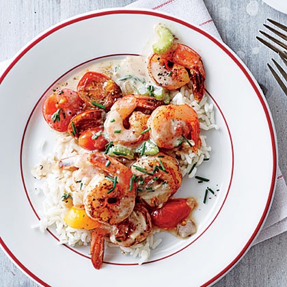 Creole shrimp and rice