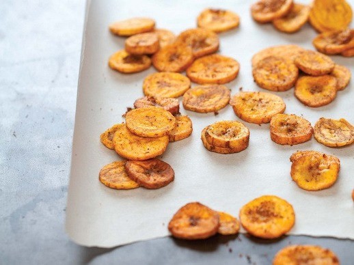 Creole-spiced plantain chips