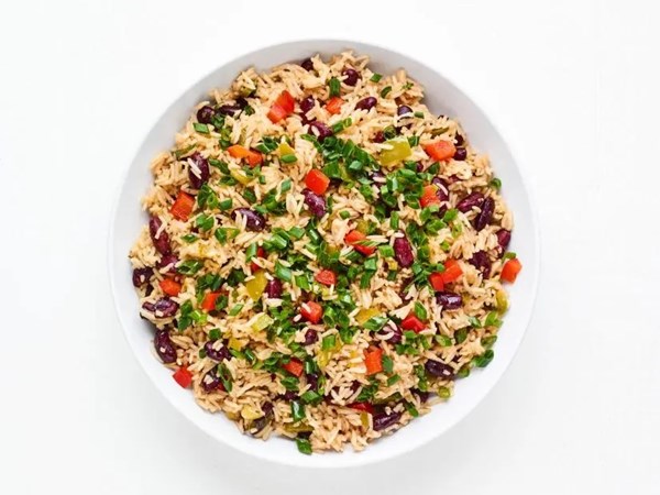 Creole-spiced rice and beans