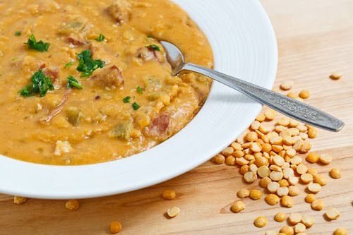 Creole split pea soup