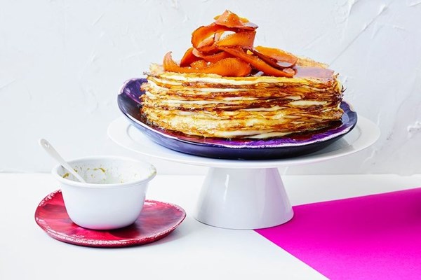 Crepe Suzette cake
