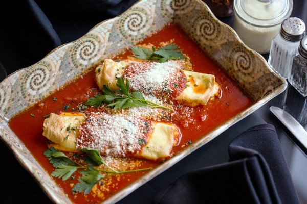 Crêpes-style manicotti