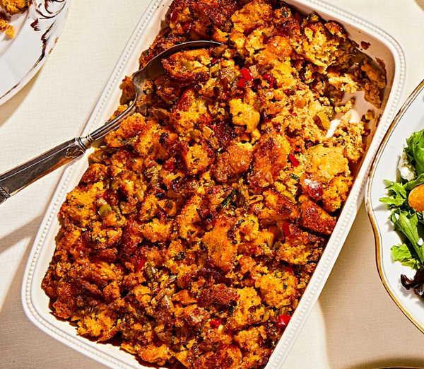 Crescent City cornbread dressing