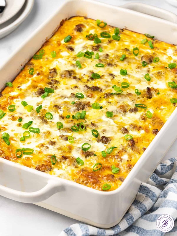 Crescent roll breakfast casserole