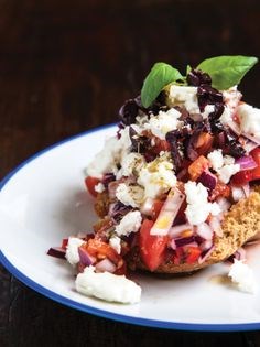 Cretan dakos salad