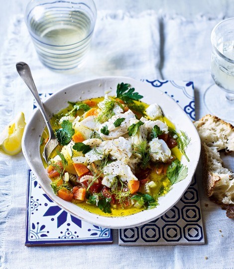 Cretan fisherman's soup (Kakavia)