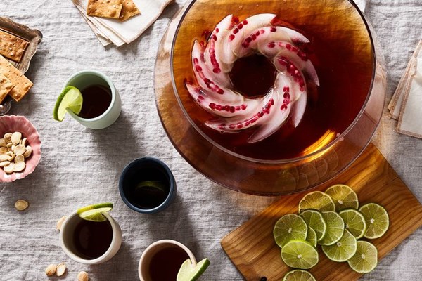 Crimson Bulleit punch