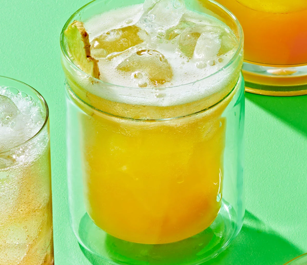 Crisp apple-ginger cocktail