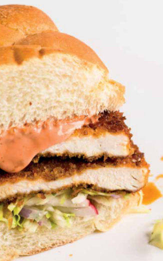 Crisp-breaded chicken cutlets