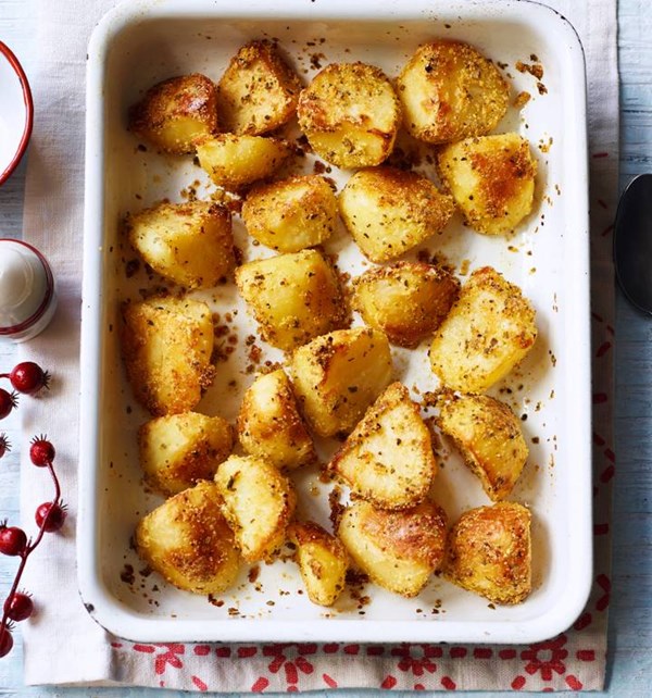 Crisp-but-light sage and onion roasties