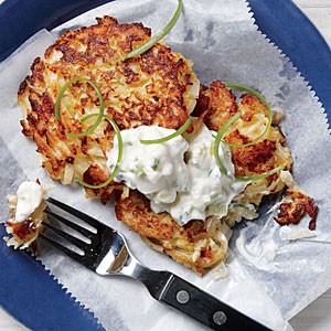 Crisp cauliflower fritters