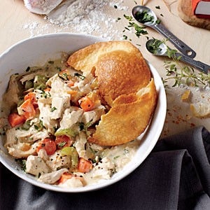 Crisp-crust chicken potpie