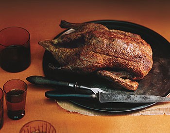 Crisp roast duck