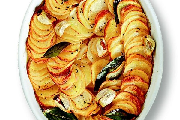 Crispy accordion potatoes