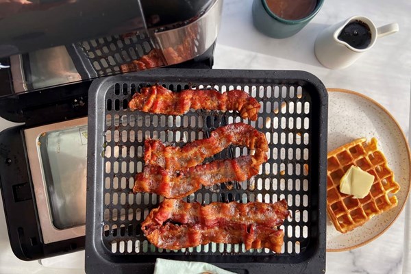 Crispy air fryer bacon