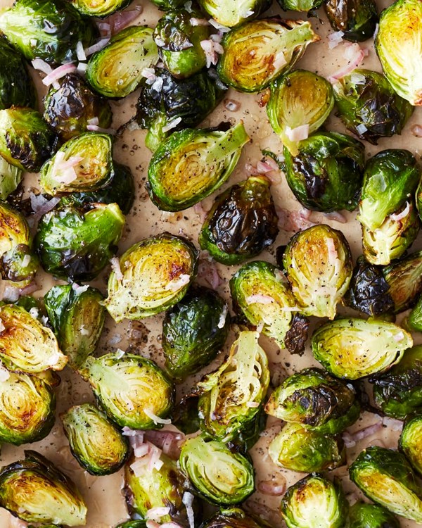 Crispy air fryer Brussels sprouts