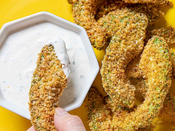 Crispy and flavorful avocado fries
