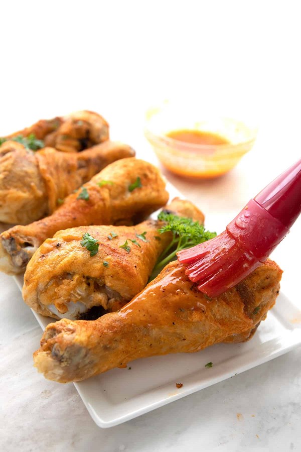 Crispy baked Buffalo chicken