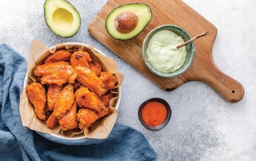Crispy baked chicken wings