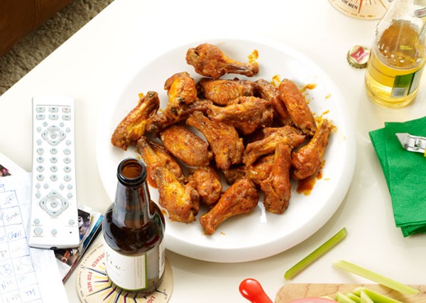 Crispy baked chicken wings