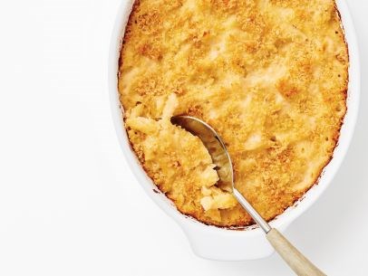 Crispy baked macaroni and cheese