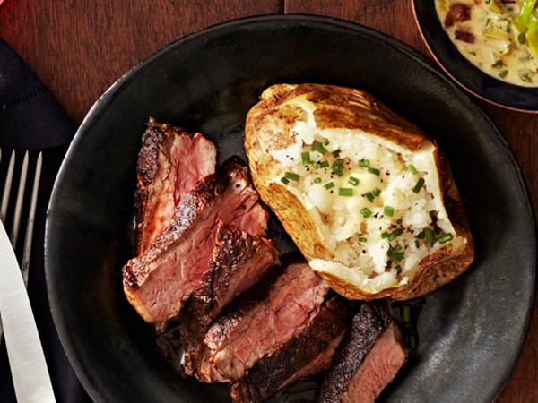 Crispy baked potatoes