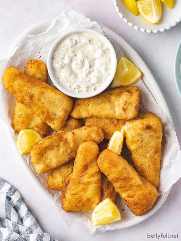 Crispy  beer battered fish