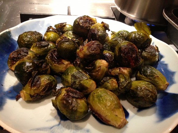 Crispy Brussels sprouts