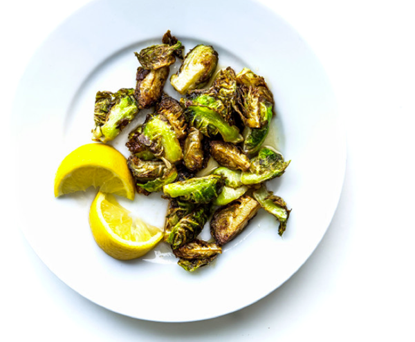 Crispy Brussels sprouts with chile caramel