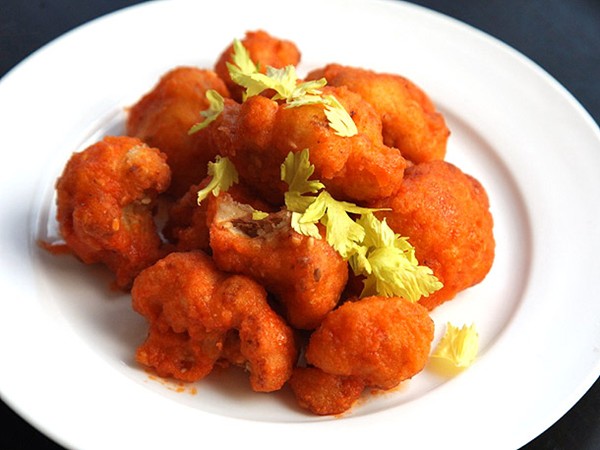 Crispy Buffalo fried cauliflower