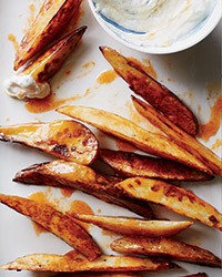 Crispy Buffalo potatoes
