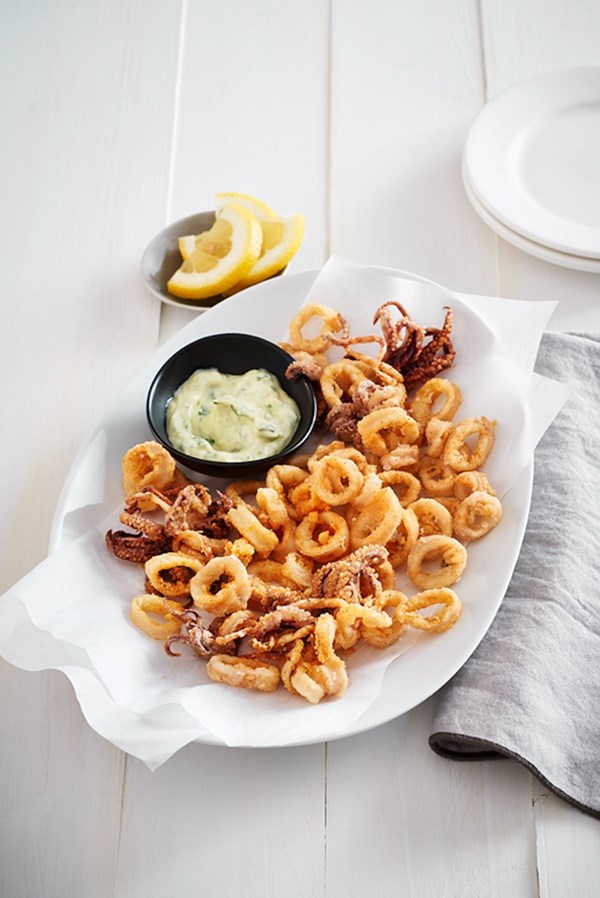 Crispy calamari