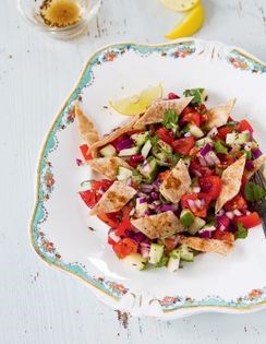 Crispy chapati kachumber salad