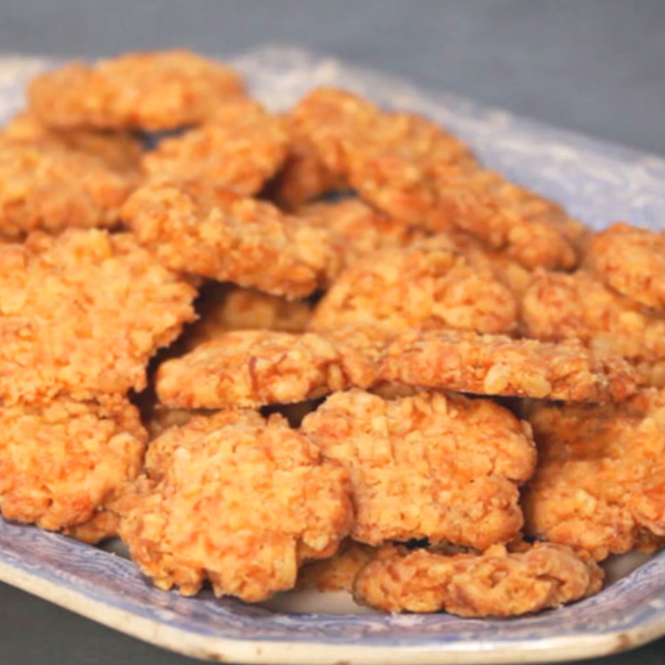 Crispy cheese wafers