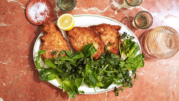 Crispy chicken cutlets