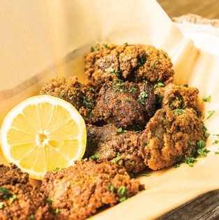 Crispy chicken livers