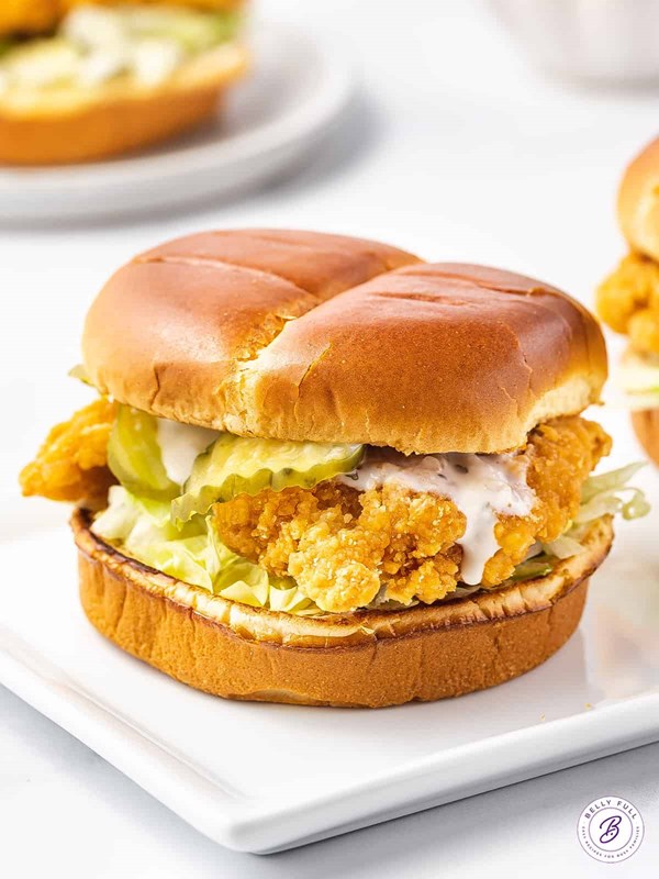 Crispy chicken sandwich