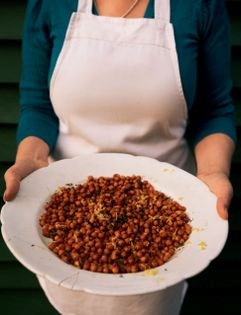 Crispy chickpeas