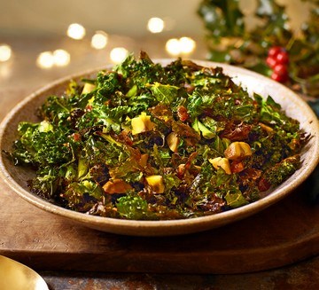 Crispy Christmas kale