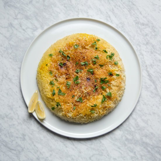 Crispy coconut sticky rice