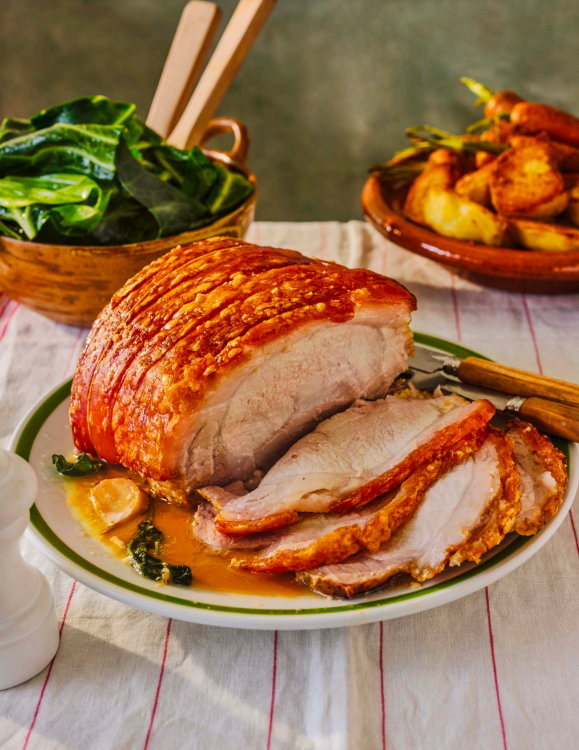 Crispy-crackling pork loin in milk and sage (Arrosto di maiale con latte e salvia)
