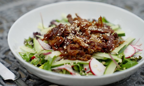 Crispy duck salad