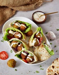 Crispy falafel