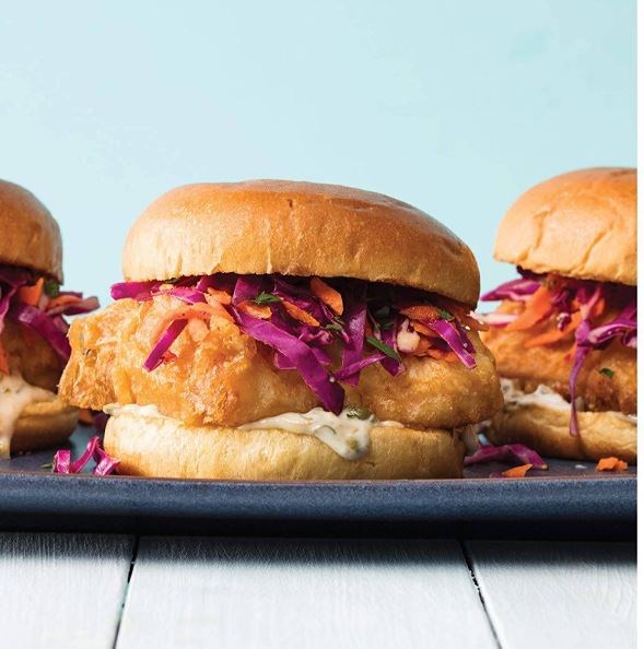 Crispy fish sandwiches