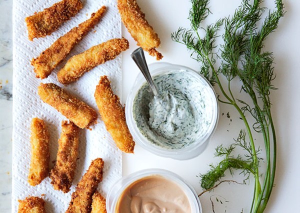 Crispy fish sticks