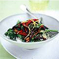Crispy fried beef with chilli and orange