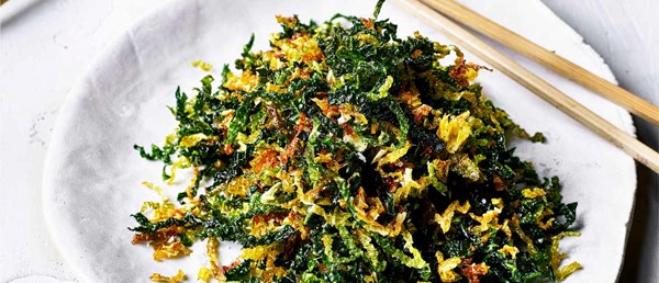 Crispy fried cabbage